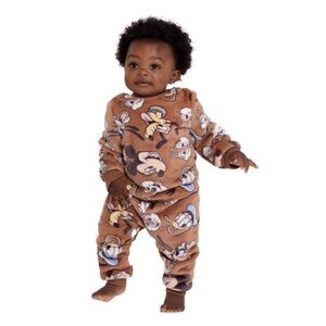 Disney Baby Character Fleece 2 Piece Set Top and Jogger Pants 6-9 Months